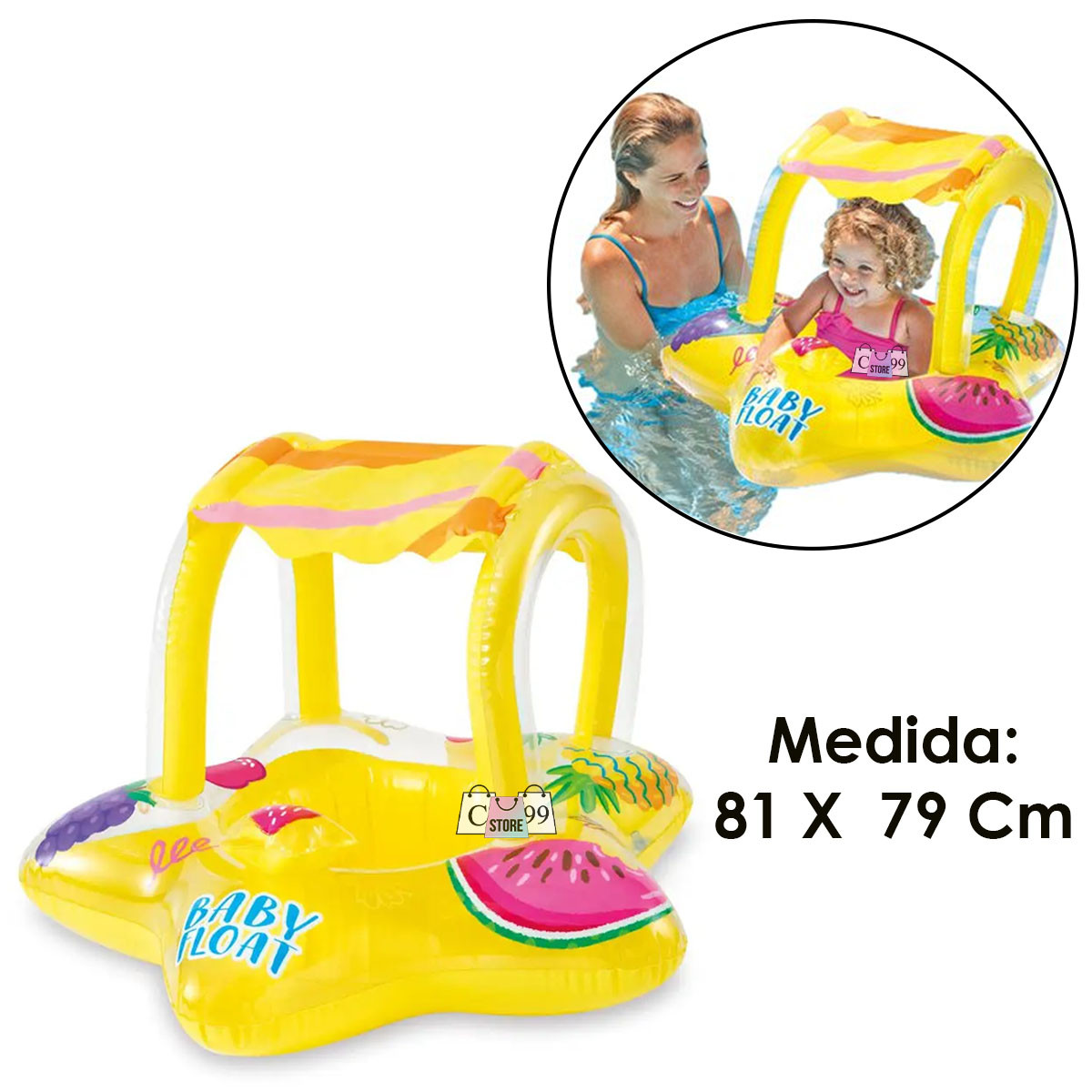 Miniatura 2 de Flotador Estrella De Niños Con Para Sol